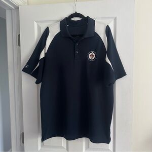 Size XL Vintage Antigua Winnipeg Jets Golf Polo